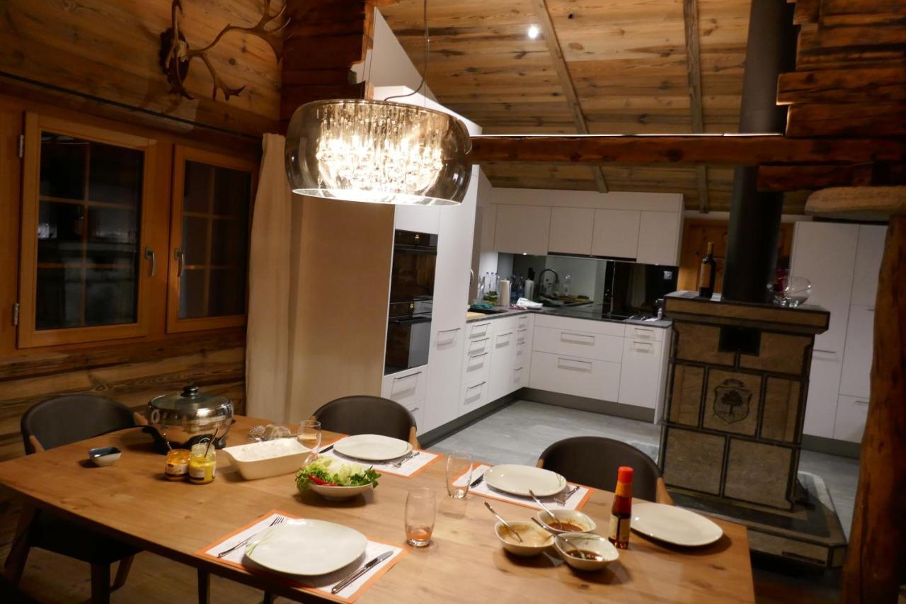 Chalet Birkhahn 萨斯费 外观 照片