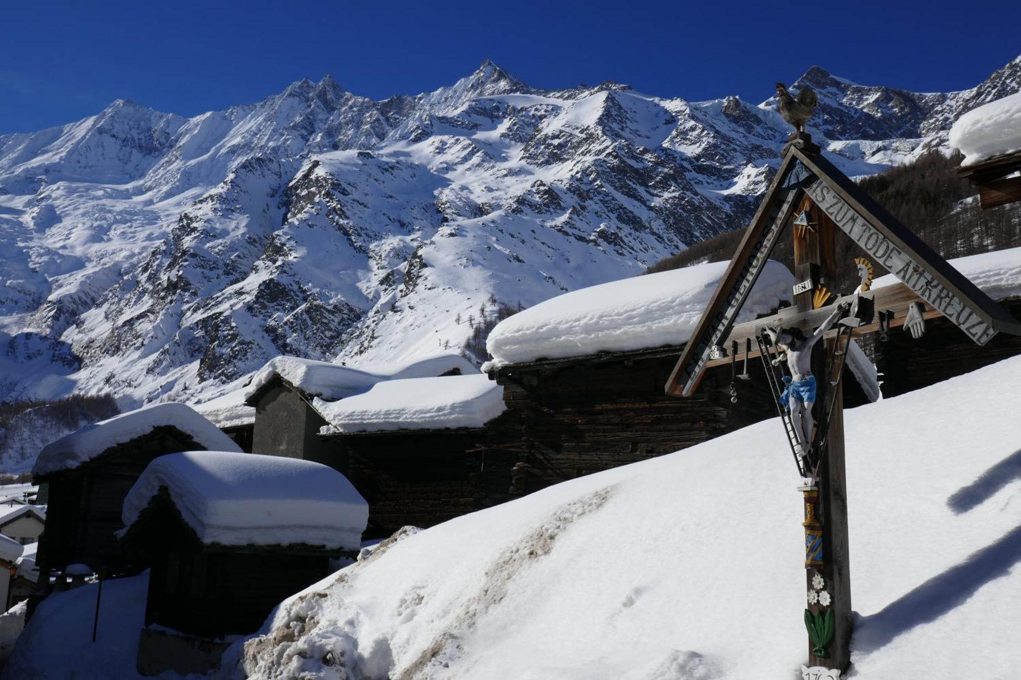 Chalet Birkhahn 萨斯费 外观 照片